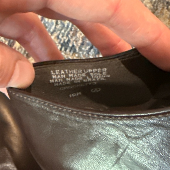 Vintage Leather Heeled Loafers 90s Whimsygoth Preppy Dark Academia - Picture 7 of 9